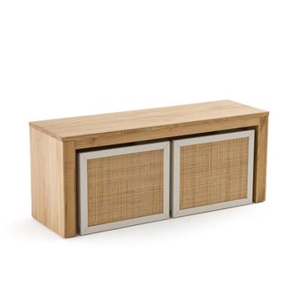 La Redoute Interieurs Set van 2 kastjes met wieltjes, Vova