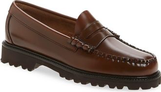 G.H. Bass & Co. Layton Leather Penny Loafer in Melon at Nordstrom, Size 10.5