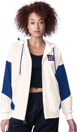 Starter Womens Starter White New York Giants Scrimmage Full-Zip Hoodie at Nordstrom, Size Medium