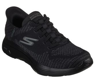 Skechers Mens Hands Free Slip-ins Go Walk Arch Fit 2.0-Grand Select 2 Sneaker, Black/Black, 10.5 UK X-Wide