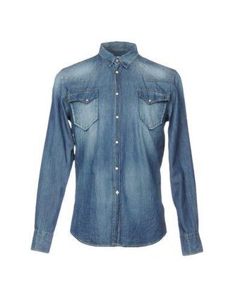 PMDS Premium Mood Denim Superior TOPWEAR - Camicie jeans su YOOX.COM