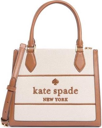 Kate Spade New York ellie small canvas tote bag in Warm Gingerbread Multi at Nordstrom Rack