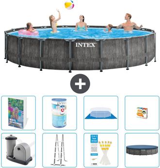 Intex Piscina Prism Frame Redonda - 549x122 Cm - 9-piezas S541
