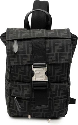 Fendi Pre-owned Backpacks, female, Black, Size: ONE SIZE Pre-owned Mini Backpack