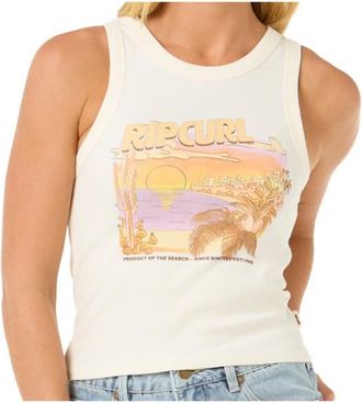 Rip Curl La Paloma Tank Tank Top für Damen | beige/weiß