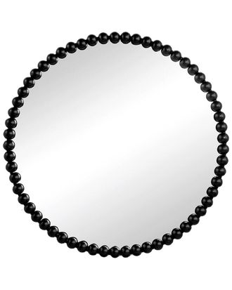 A&B Home Harley Beaded Round Wall Mirror