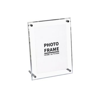 OEM Marco Fotografico Acr&iacute;lico - 24,2 X 29,3 Cm - Soporte Met&aacute;lico Ajustable Horizontal O Vertical - Para Certificados Y Fotos - 1 Unidad