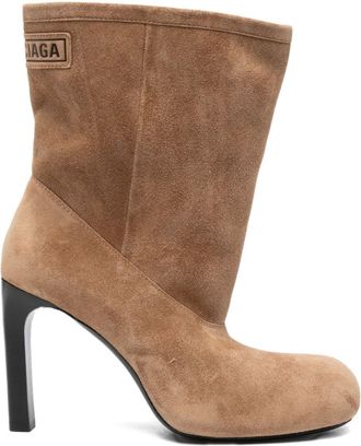 Balenciaga Womens Boots Camel