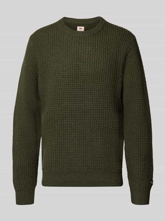 Levi's Regular Fit Strickpullover Baumwoll-Woll-Mix in Oliv, Gr&ouml;&szlig;e XL