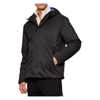 Emporio Armani Emporio Armani Ea7, Jassen, Heren, Zwart, 2Xl, Polyester, Woven Caban Coat