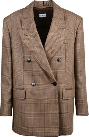Marella Crasso Jas - Dames - Blazers - Bruin - L - Wol - Jassen