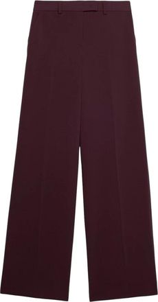 Oltre Palazzo Broek - Dames - Wijde Broeken - Rood - XL - Polyester - Broeken
