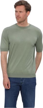 FILIPPO DE LAURENTIIS Heren, Tops, Groen, Maat: 2XL Katoen