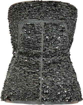 Rick Owens Sequin-embellished Mesh top - Black - 40 (UK8 / S)