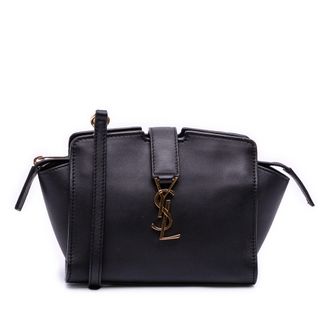 Saint Laurent Tweedehands Toy Leder Monogram Cabas