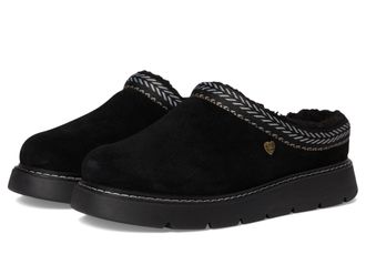 Skechers Womens Keepsakes Lite-Fuzzy Dreams Slipper, Black/Black, 6 UK