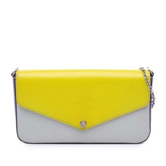 Louis Vuitton Pre-owned Clutches, female, Yellow, Size: ONE SIZE Pre-owned Vintage Clutch