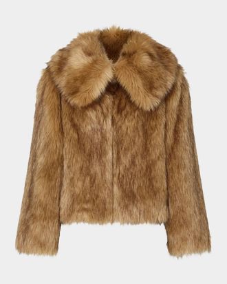 Milly Remy Faux Fur Jacket