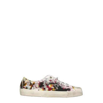 Gienchi Schoenen, Heren, Veelkleurig, 40 EU, Katoen, Jean Michel Low Sneakers