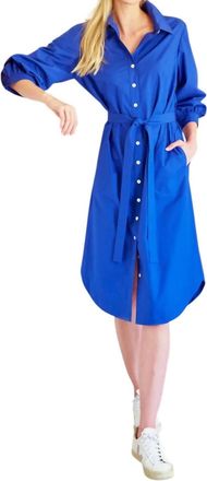 Finley Clementine Midi Dress In Blue