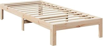 vidaXL Estructura De Cama Sin Colch&oacute;n Madera Maciza De Pino 80x200 Cm Vidaxl