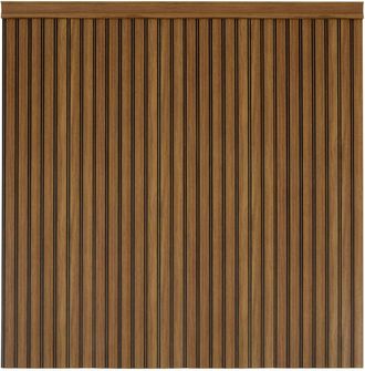Atmosphera Lote De 4 Paneles Para Z&oacute;calo Beny Rectangulares De 24 X 100 Cm, Color Marr&oacute;n - Atmosphera Cr&eacute;ateur DInt&eacute;rieur