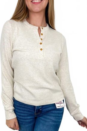Thread & Supply All About That Long Sleeve Top In Oatmeal