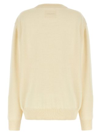 Jil Sander Textured Knit Wool Sweater - Cream