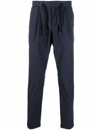 Herno drawstring-fastening waist trousers - men - Polyamide/Polyester/Spandex/Elastane - S - Blue