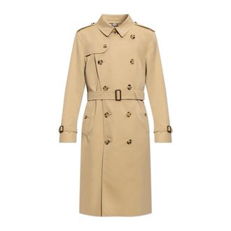 Burberry Heren, Mantels, Beige, Maat: 3XL Katoen