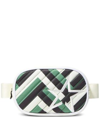 Perfect Moment star-motif quilted mini belt bag - unisex - Nylon/Polyurethane - One Size - Black
