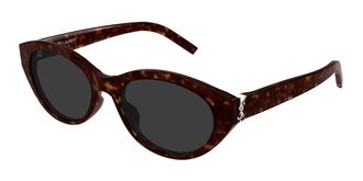 Saint Laurent SL M148/F Asian Fit 002 Womens Sunglasses Tortoiseshell Size 54 - Free RX Lenses - Free RX Lenses
