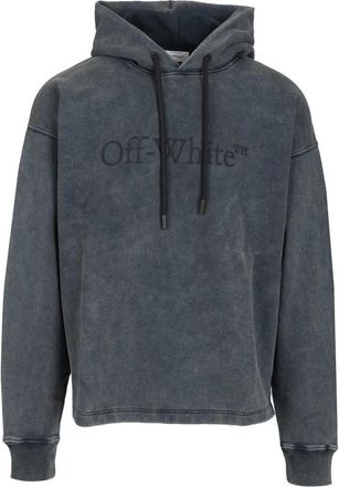 Off-white Hoodies & sweatvesten, Heren, Blauw, M, Katoen, Hooded Sweatshirt