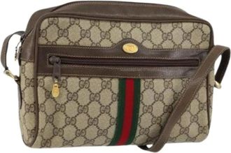 Gucci Pre-owned Cross Body Bags, female, Beige, Size: ONE SIZE Pre-owned Plastic Crossbody Bag