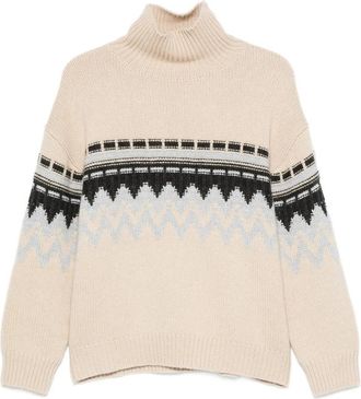 Allude High-neck Cashmere Sweater