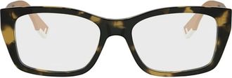 Fendi Glasses, female, Brown, Size: 53 MM WAY Eyeglasses