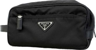 Prada Black Nylon Pouch (Pre-Owned)