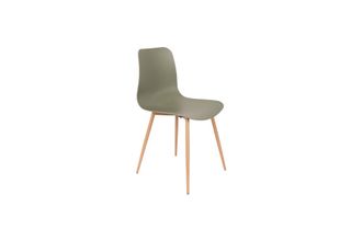 White Label Silla de polipropileno verde