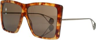 Gucci Havana Oversized Sunglasses (Authentic Pre-Loved)