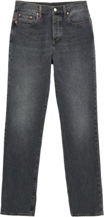 Gucci Donkere Denim Regular Fit Broek - Dames - Slim Fit Jeans - Grijs - W30 - Denim - Jeans