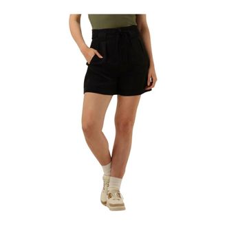 Scotch & Soda Hoge Taille Riem Shorts - Dames - Bermuda - Zwart - XS - Korte Broeken