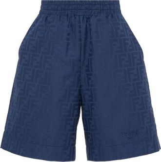 Fendi Logo-pattern Shorts