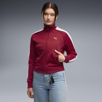 Puma Giacca da corsa corta T7 ALWAYS ON da donna, Abbigliamento, Rosso, XXL
