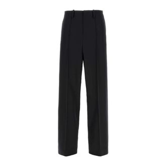 Marni Wool Wide-Leg Trousers - female - Marni - Wide Trousers - Black - 2XS - Trousers