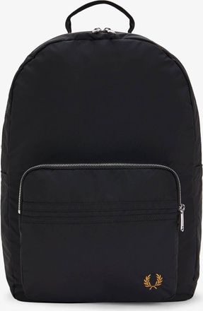Fred Perry Mens Brentham Backpack in Black Nylon - One Size