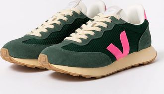 Veja Womens VEJA Rio Branco II Alveomesh Womens Trainers - Poker/Sari - Green - Size: UK7 eu39 us9