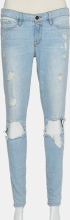 Frame Denim Frame Blue Denim Le Skinny De Jeanne Nowita Jeans