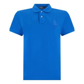Polo Ralph Lauren Polo Shirts, female, Blue, Size: XS Cotton Polo with Logo