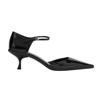 Prada Schoenen, Dames, Zwart, 38 1/2 EU, Decollete