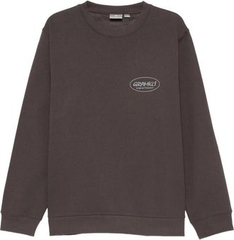 Gramicci Original Freedom Sweatshirt - Heren - Sweatshirts - Bruin - S - Katoen - Hoodies & sweatvesten